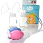 Apple Bear manual breast pump with bottle for breastfeeding mothers in Bangladesh