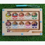 Magnetic color number maze wooden counting puzzle board for kids – educational color matching toy to Magnetic color number maze wooden counting puzzle board for kids – educational color matching toy to improve fine motor and concentration skills