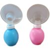 Manual breastfeeding pump ergonomic handle with adjustable suction control