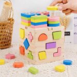 Little Star BD Pillar Intelligence Box Montessori wooden educational toy for toddlers 3+ years