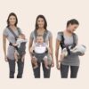 Chicco soft and dream baby carrier adjustable back and side buckle