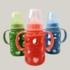 Minitree glass feeding bottle plastic protective cover 120ml