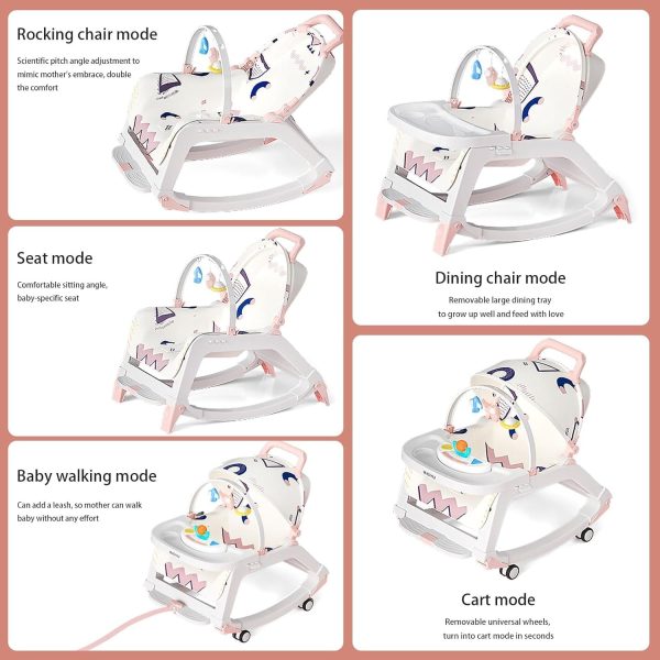 Baby stroller safety belt universal wheels brake system KEPFITESE multifunction chair
