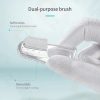 Soft bristle silicone baby toothbrush for gentle gum massage
