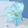 Removable tray and soft cushion seat of baby feeding chair