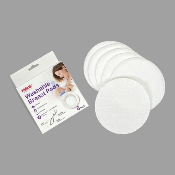 Farlin washable breast pads 6pcs reusable cotton nursing pads Bangladesh