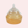 baby feeding comfortably with silicone nipple shield